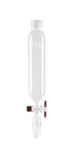 Rozdzielacz cylindryczny   50 ml kran PTFE Duran