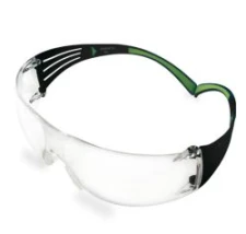 Okulary ochronne SecureFit 400 czarne z zielonym,