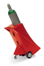 Wózek na butl? gazow? , z kó?kiem wsp. made of PE,