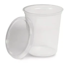 Pojemnik na próbki, PS, 200 ml, przezroczysty, 186