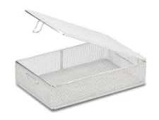 Kosz sterylizacyjny z pokrywką 310mm, 210mm, 40mm