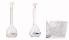 Kolby miarowe DURAN, niebieska podziałka, 50ml