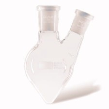 Kolba owalna, dwuszyjne 25ml NS14,14