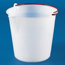Wiadro 17 L, HDPE, z wylewem + podziałka