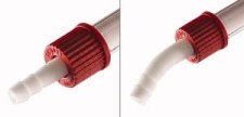 Oliwki PTFE z zakrętką, GL 18, zagięte