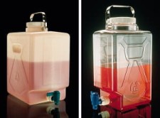 Kanister kwardatowy HDPE, z kranem, 20 l