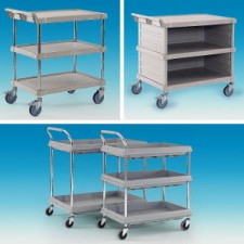 Wózek kompaktowy z 3 półkami