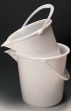 Wiadro 10 L, HDPE, z wylewem + podziałka