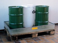 Wanny do zbierania odpadów chemikaliów