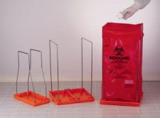 Stojak M na worki stal.szl. 35,6x 35,6x 54,6 cm