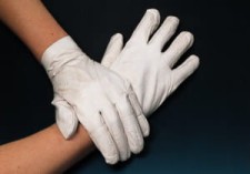 Rękawice skórzane rozm. 9 (2 pary)